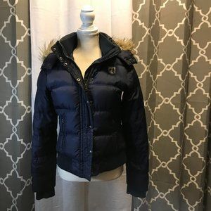 American Eagle navy blue Feather/Down winter jacket